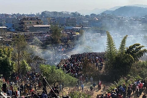 Aircraft crash at Pokhara Airport in Nepal