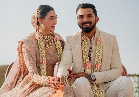K L Rahul and Athiya Shetty