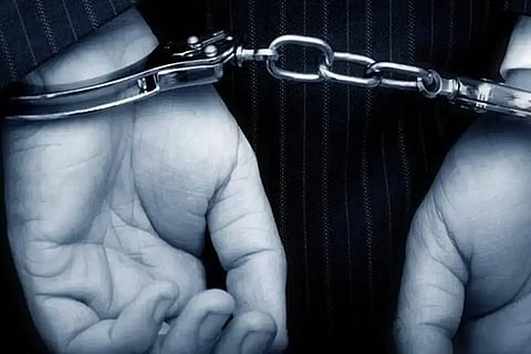 arrested