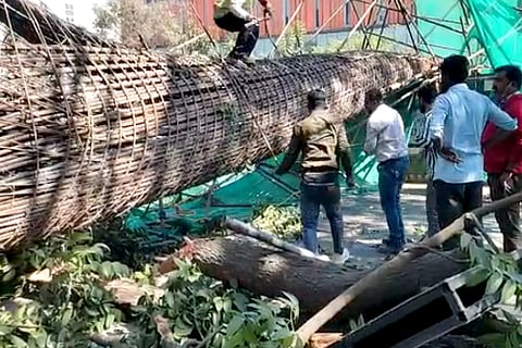 metro pillar collapse nagavara
