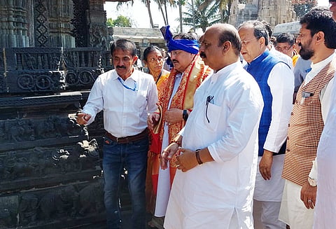 ಚನ್ನಕೇಶವಸ್ವಾಮಿ ದೇಗುಲಕ್ಕೆ ಮುಖ್ಯಮಂತ್ರಿ ಬಸವರಾಜ ಬೊಮ್ಮಾಯಿ