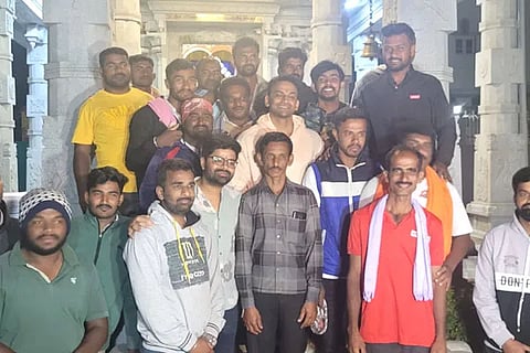 Photo of Mandya Bramhacharies Padayatra
