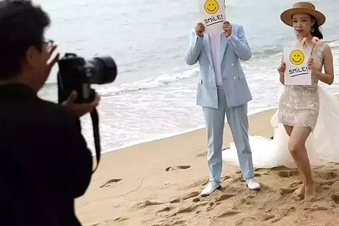 China Newlywed Couple