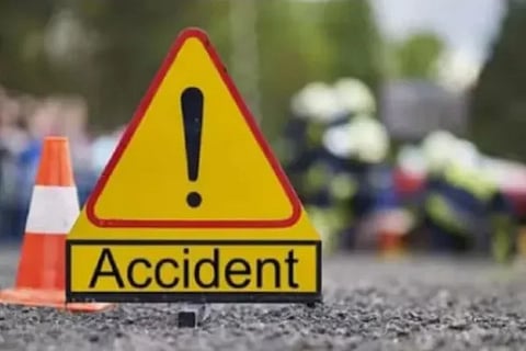 Collides With Truck