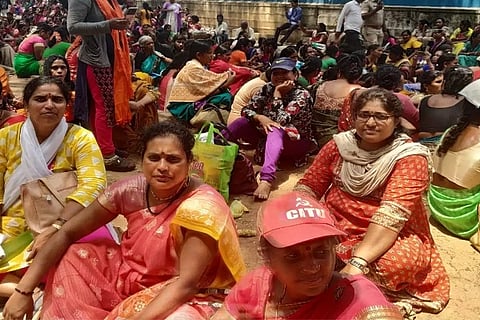 anganavadi protest
