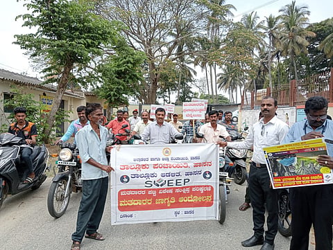 ಕಡ್ಡಾಯ ಮತದಾನ ಮಾಡಿ : ಕೆ.ಎಲ್ ಯಶವಂತ್ ಮನವಿ