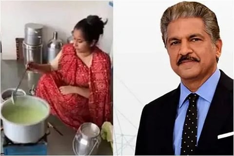 Anand Mahindra Left Mighty Impressed By Unique Style Of Preparing Ice Cream