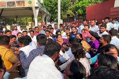 BJP Congress Fight