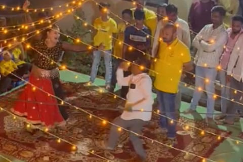 Congress leader in wedding