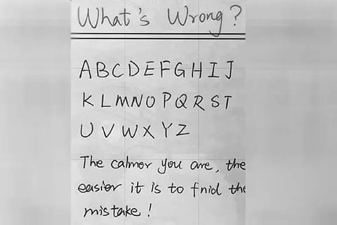 Find the Mistakes