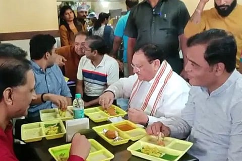 JP nadda in Bengaluru