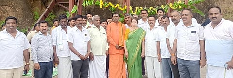 Kailancha-Ph-001-Srs Betta-Lift-Work-Pooje -MLa Anithakumarswamy-16-3-2023