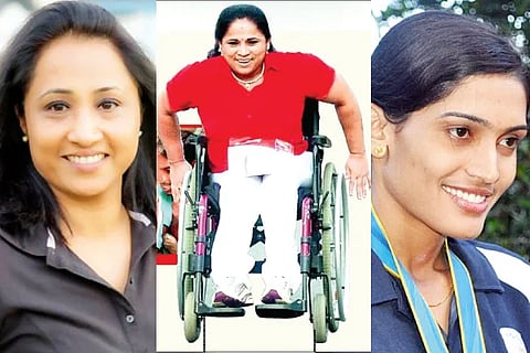 Aswhini Nachappa, Malathi Holla, Mamatha Poojary