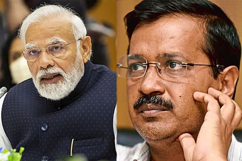 PM Modi Aravind Kejriwal