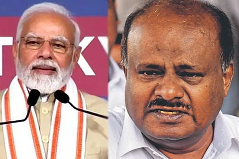 PM Modi HDK
