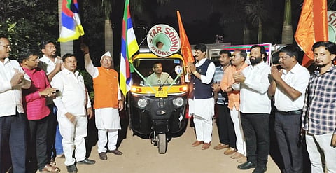 Renukacharya Jayanti prachar Vahan inaguration 4-3-2023