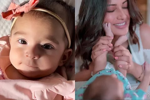 Bipasha Basu Karan Singh Grover share daughter Devis face for the FIRST time See adorable pics