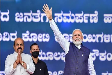 Cm bommai and modi (1)