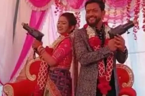 Gun stunt on wedding day goes horribly wrong for bride