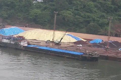 Iron Ore Stocked in Baitkol Port