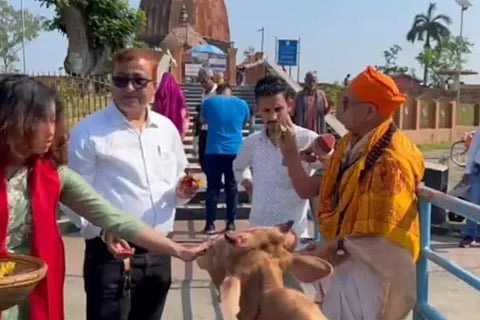 Muslim man in Assam donates cow to Shiva Dol in Sivasagar