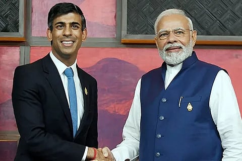 Rishi Sunak PM Modi