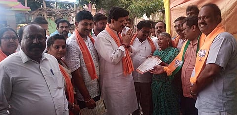 Rmgm-Ph-01- BJP-Ne.La. Narendrababu Election Campain Hanumanthanagara- Rmgm-28-4-23