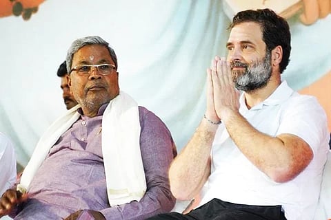 Siddaramaiah Rahul Gandhi