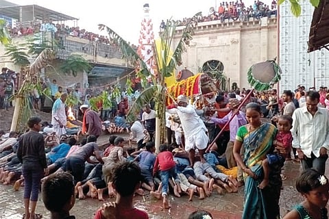 Celebration Hanuma God Palankki Utsav