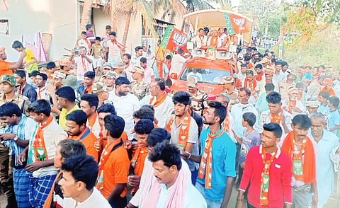 CM basavraj bommai campain in shiiggavi