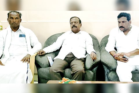 Dr L Hanumantayya Press meet