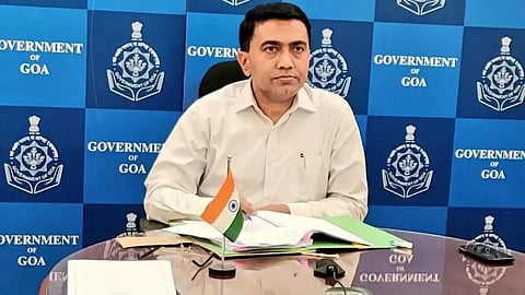 Goa CM Pramod Savant Speaking with press
