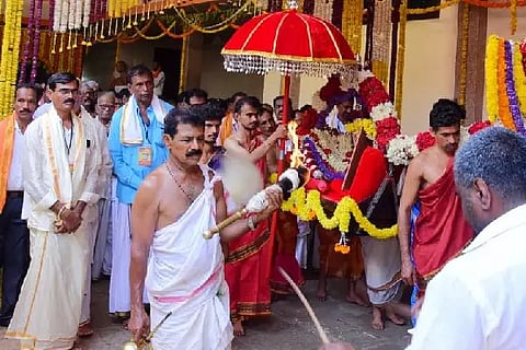Kotebagilu Shri Veeramaruthi Temple Brahmakalashotsava