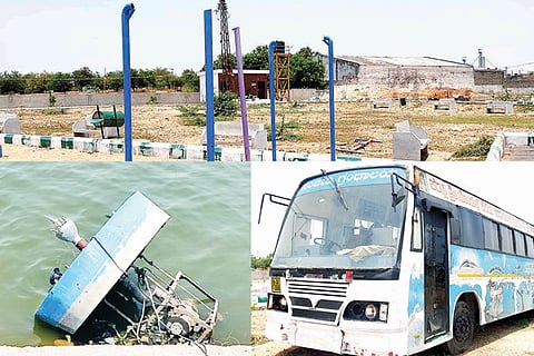 Kampli Somappa lake Damage