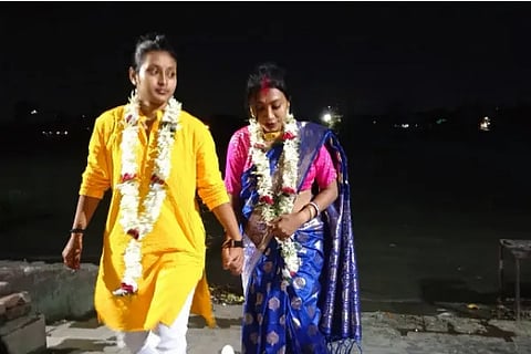 Lesbian couple