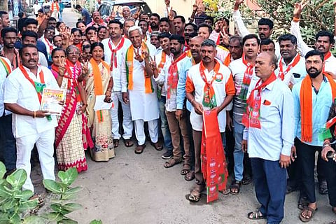 MLA Siddu Savadi campaign in Rabkavi