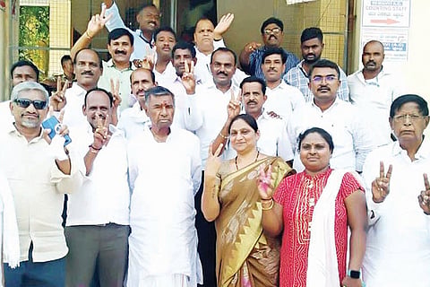 Manvi Hampayya Nayaka Victory