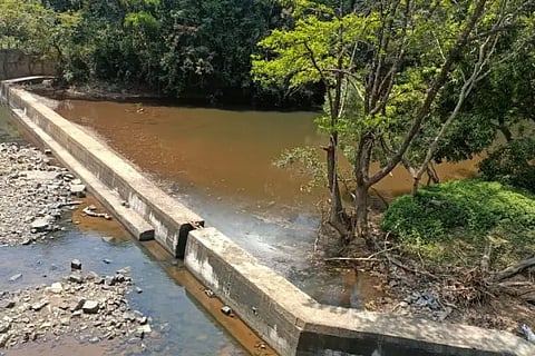 Marigadde Water Resource getting drained