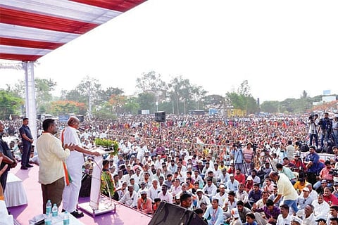 NCP Candidate Support Boragaon Belgaum