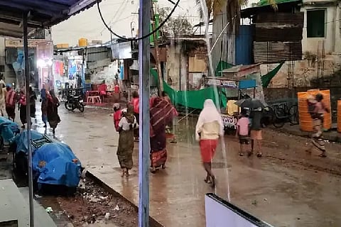 RAIN IN LAXMESWARA