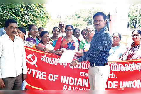 Raichur Protest for Brijbhoshan