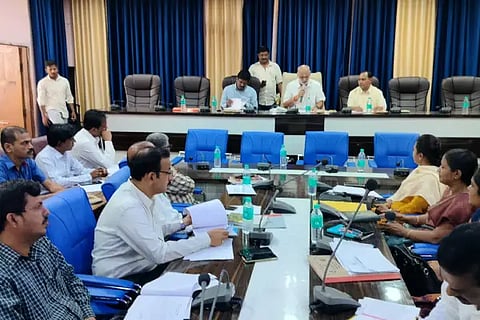 MLA Shivaram Hebbar Talking in TP Meeting