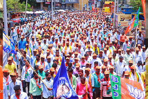 There is not a pro-BJP wave, but a tsunami!