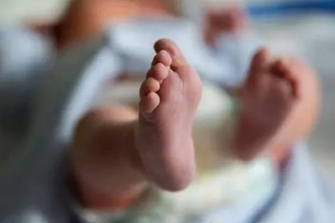 child foot