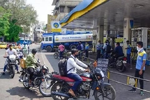 petrol station