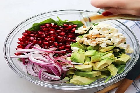 pomegranate-avocado-salad