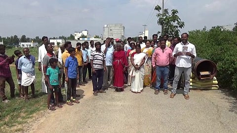 gas line protest