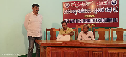 ಪತ್ರಕರ್ತ ಚಿನ್ನಸ್ವಾಮಿ ನಿಧನಕ್ಕೆ ಜಿಲ್ಲಾ ಸಂಘ ಸಂತಾಪ