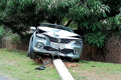 Car Accident in Yallapura