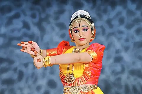 Child talent, stage debut, theatre, Bharatanatyam,